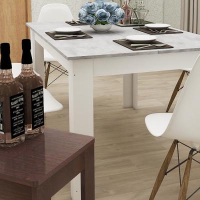 China (Other) High quality modern simple multifunctional wooden dining table customized adjustable dining table and chair marble for sale