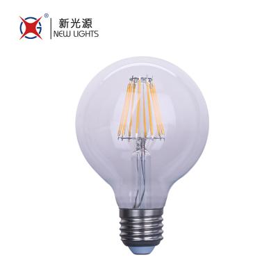 China Dimmable E27 A60 G80 G95 G125 4W Led Filament Light Energy Saving Sensor Pendant Lighting Smart Bulb for sale