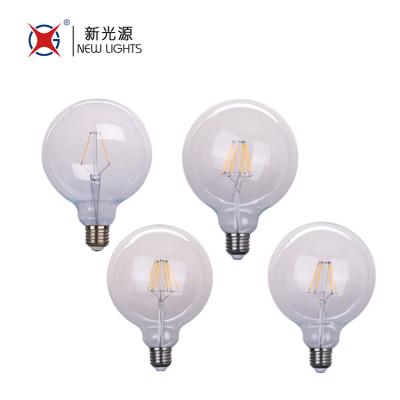 China Amber Opal Soft Spiral Vintage Edison LED Filament Home Lighting Bulb 220-240v 4W 6W 8W G80 G95 G125 Clear LED Light E26 E27 B22 Home Lighting Bulb for sale