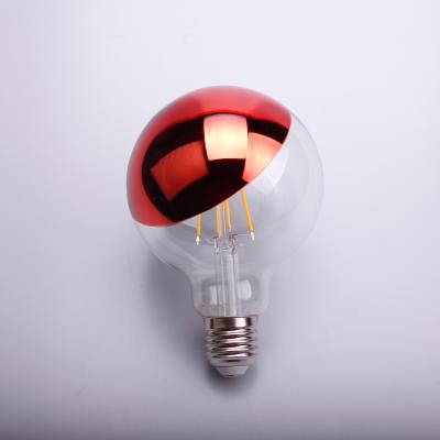 China New Design Indoor Lighting G80 G95 G125 4W 6W 8W Led Filament Bulb With Aluminum Cap From China Manufacturer for sale