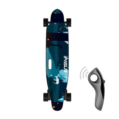 China 2000W Maple OEM 45KMH Dual Belt Motor Autoskate Fast Best Electric Skateboard for sale