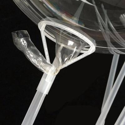 China Material Eco-friendly Extra-Long Clear Transparent Rods Balloon Igniter Balloon Stick Detachable Holder Two Stick Holder for sale