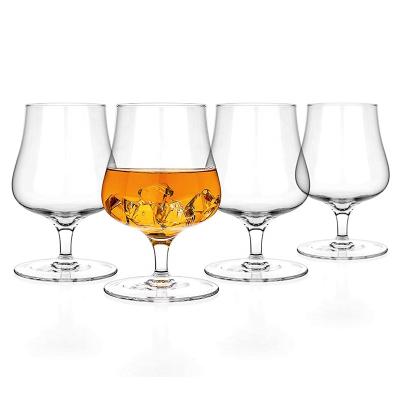 China Crystal Glass Handcrafted Lead Free Crystal Cognac Brandy Whiskey Spirits drinks Alco glass ball for sale