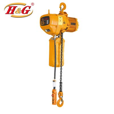 China Industry Lifting Electric Chain Hoist With Hook Supplier 0.5 Ton Customized Light Duty Crane OEM Customized Heavy Duty Crane for sale