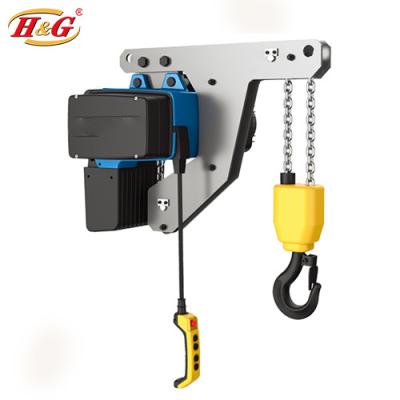 China Hotels Wholesale 2 Ton 1 Ton Ultra Low Headroom Lifting Chain Hoist for sale