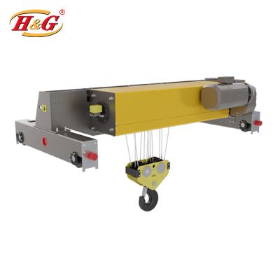 China Construction site lifter construction work use Crane Trolley European double girder electric wire rope hoist compliance 40 ton with standards for sale