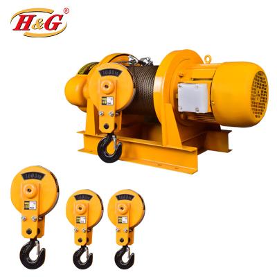 China Cranes 5 Ton Construction Use Of Small Wire Rope Winch Lifting Height 1-100m for sale