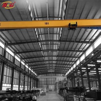 China Bridge Crane Hugong European Standard Standard and Custom Single Girder Overhead Bridge Crane for sale