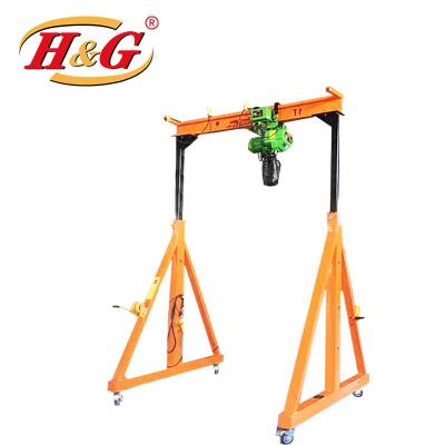 China Single Beam Crane Mini Gantry Crane For Outdoor Overhead Gantry Crane 5T for sale