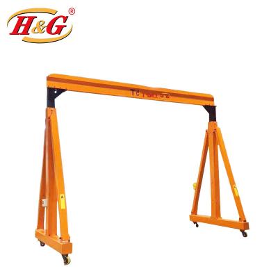 China Gantry Crane Gantry Crane Portable 3 Ton with Mobile Gantry Crane Wheel Small Overhead Crane for sale