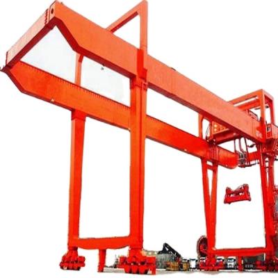 China Large Span Earth Double Girder Gantry Crane 20 Ton 30 Ton Crane Heavy Duty U Type Rail Mounted Gantry Crane 50 Ton Price for sale