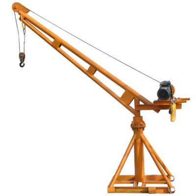 China Outdoor Lifting Electric Hoist 100kg 200kg 300kg 500kg Bridge Crane Mini Construction Hoist Crane for sale