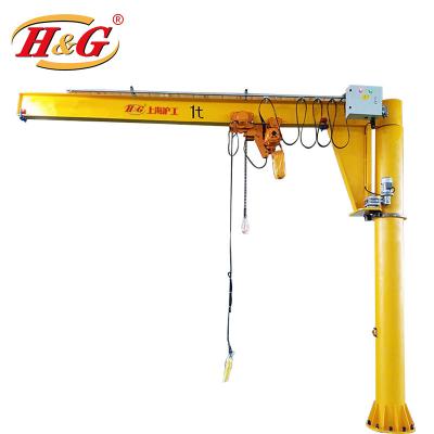 China Degree JIB Crane Lifting Crane Column Jib Crane 1Ton Suitable For Workshop 360 Rotating Small JIB Crane for sale