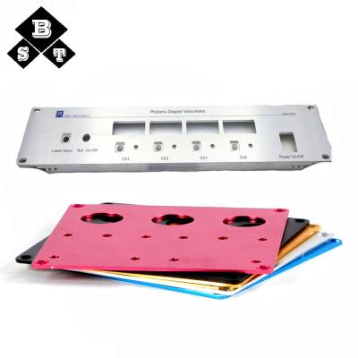 China Audio Part CNC Amplifier Front Panel, Aluminum Faceplate, Aluminum Front Panel for sale