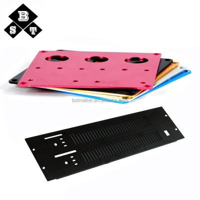 China OEM Precision Audio Part CNC Machining Aluminum Control Panel Amplifier Front Panel for sale