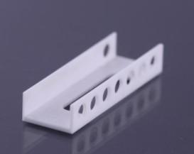 China White Alumina Ceramic Wear Resistance Alumina Custom Parts Te koop