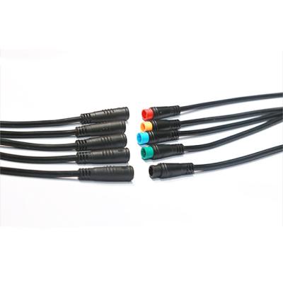 China KMS-Z609AT Motorcycle Electric Bicycle Motor Cable Mini 6 Core Waterproof Connector 6 Male Connector for sale