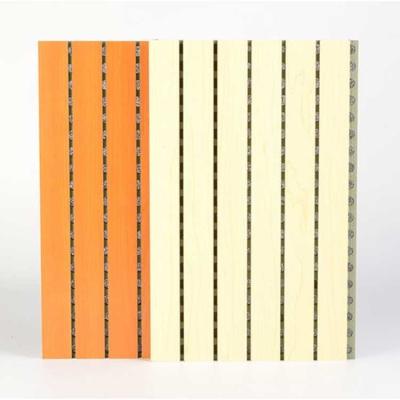 China China Industrial Supplier Sound Barrier for Interior Decoration Polyester Acoustic Ceiling Wood Perforated Panels for sale