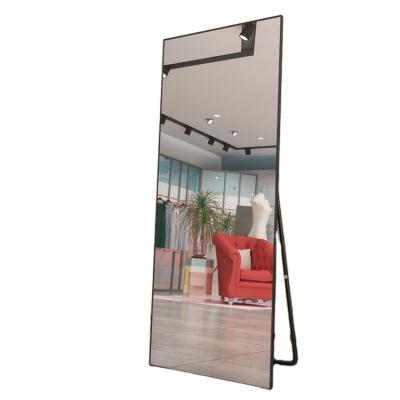 China Factory direct supply modern minimalist interior living room decoration floor standing dressing full length mirror for sale for sale