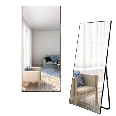 China Art Decor Decoration Interior Bedroom dressing fitting full length mirror with customization for sale