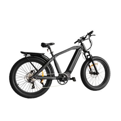 China OEM ODM 48V 1000W Mid Motor 17.5Ah Mid Motor 17.5Ah Bicycle Moutain Mountain Bike Fat Tire Electric Demountable E Bike for sale