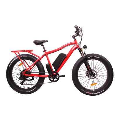 China Wholesale 26 Inch 48V 13Ah Lithium Battery E Tire Electric Bicycle 750W Mountain Bike Mountain Bike China Wholesale for sale