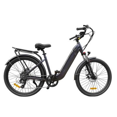 China Ebike 26inch 36V 250W 350W Rear Hub Motor 11.6Ah Lithium Battery City Electric Bike Women Electric Bicycle for sale