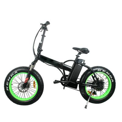 China 2022 48V 14Ah Long Range 750W Lithium Battery Mini Folding Electric Bike Fat Tire Moutain Mountain Electric Bicycle for sale