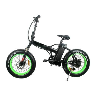 China Hot Sale 20 Inch 48v 500w Rear Motor Electric Adults Mini Folding Fat Tire Mountain e Bike Moutain Bicycle Electric Bike for sale