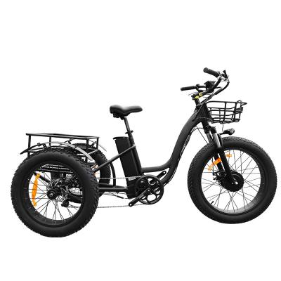 China Price 48V 500W 750W aluminum alloy front hub motor electric tricycle cheap wholesale electric bicycle tire for food delivery for sale