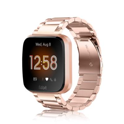 China KeepWin 304 Stainless Steel Fitbit Charger 2 Solid Versa 2 Steel Watch Band For Samsung Huawei Watch for sale