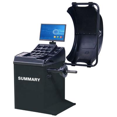 China Summary Tire Service Shop Car Repair Workshop Used Equipment Tire Switch Wheel Balancer Machine With LCD Monitor for sale