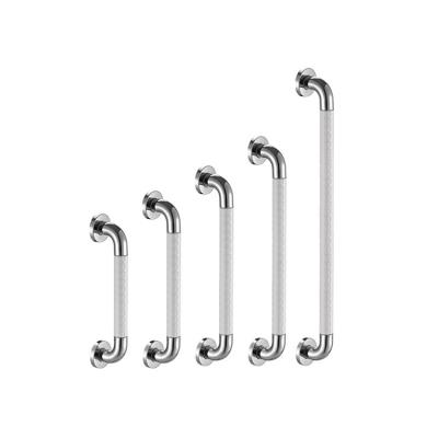 China Wholesale Hospital Modern Home Anti Slip Tub Handle 24 Inch Plastic PVC Shower Grip Rail Bars For Bathroom for sale