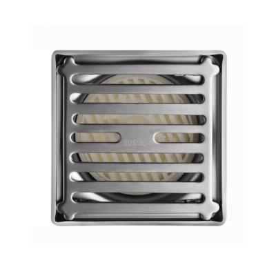 China Bathroom Basement Deodorization Square Stainless Steel Shower Floor Drainer Modern Floor Drain for sale