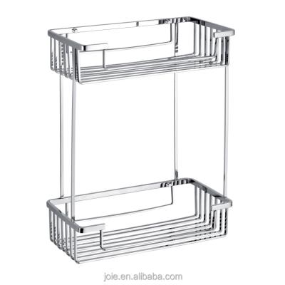 China Modern Stainless Steel Bathroom Corner Shelf 2 Tier Soap Shelf For Sale for sale