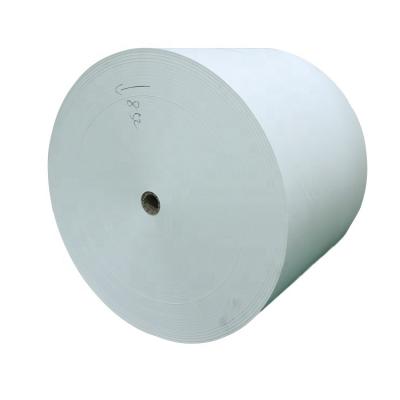 China Food Grade Paper Cup Raw Material Roll 160gsm+15 Moisture Proof Paper Making PE Coated Wallpaper Cup Rolls for sale