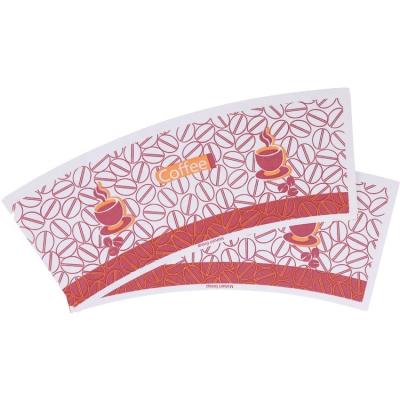 China Factory Directly Food Grade Biodegradable Flexo Printing Offset Printing 7oz Paper Cup Fan for sale