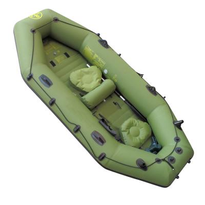 China 2022 Double Seat Safe Professional Kayak Inflatable Rowing Kayak Set Inflatable Rubber Fishing Boat for sale