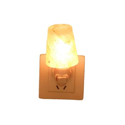 China Europe Salt Night Light With Wall Socket 100% Pure Natural Himalayan Salt Lamp With 360 Degree Rotatable Socket for sale