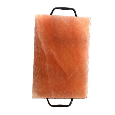 China Crystal Rock Salt Slabs Bricks UK USA Grill Salt Block Natural Pink Tiles Himalayan Salt Cooking Slab for sale