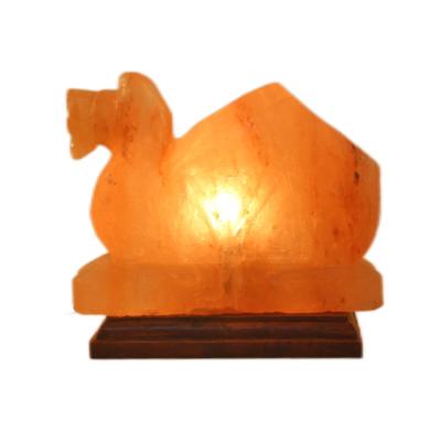 China Hot Selling USA UK 2023 Item Wholesale Good Quality Himalayan Pink Camel Shaped Salt Lamp Night Light Crafted for sale