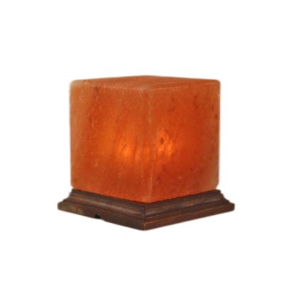 China 2013 USA UK Hot Selling Wholesale Lamp Cube Shaped Pakistan Globe Rock Salt Lamp Himalaya Natural Cube Shaped Salt Lamp for sale