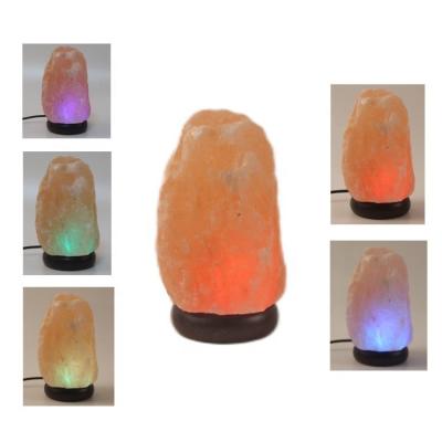 China USA UK 2023 Latest Colorful Decorative Salt Lamp USB Plug In Custom Logo OEM Salt Lamp Himalayan Night Light for sale