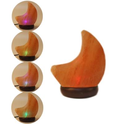 China Universal 2023 Hot Selling USB Colorful Salt Lamp Mini Plug In Portable USB Salt Lamp Himalayan Moon Night Light for sale