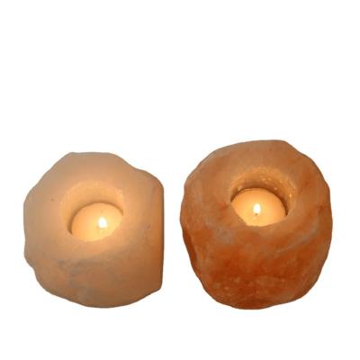 China UK Himalayas Crystal Salt Tealight Lamp Aromatherapy Atmosphere Sense Gift Party Decor USA Salt Candle Holder Diffuser for sale