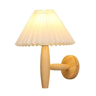 China Mushroom Wall Lamp Night Lamp AC110V 220V Decor Girls Bedside Nordic Simple Modern Wooden Wall Lamp Small Wooden Wall Lamp For Home for sale