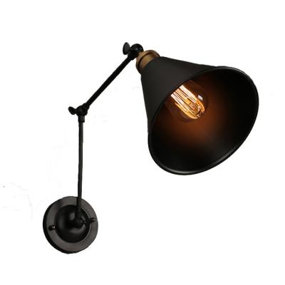 China Hot Sale Industrial/Rustic Retro Edison Wall Light For Bedroom Vintage Iron E26 Industrial Antique Wall Light Fixture for sale