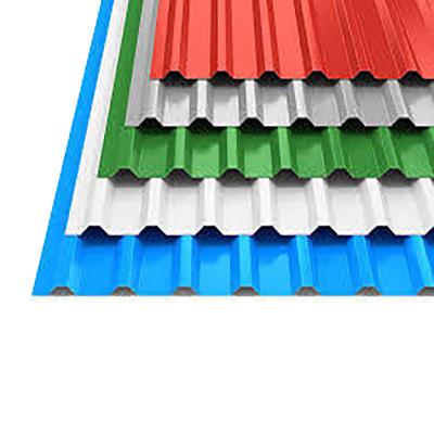 China Wholesale Dx51d Dx52d House Zinc Coated PPGI Corrugated Roofing Steel Sheet for sale