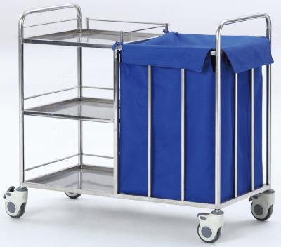 China F-16 stainless steel metal trolley for nursing, hot sale hospital trolley for sale