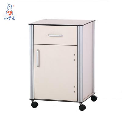 China D-13 plastic bed side hospital bedside cartmedical cabinet for sale